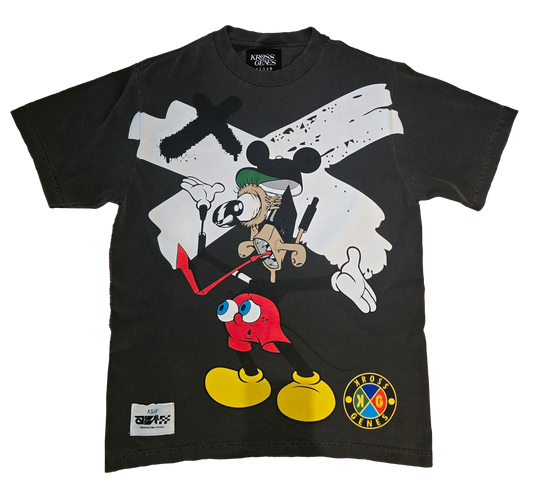Kross Genes x ASIF “Mashup Madness” Tee – Cartoon Chaos Edition